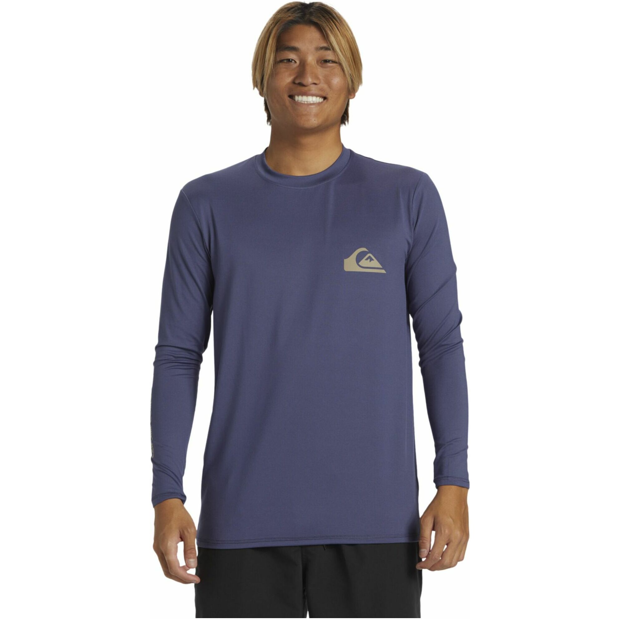 2024 Quiksilver Hommes Everyday UV50 Long Sleeve Surf T-Shirt AQYWR03136 - Crown Blue